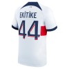 Maglia ufficiale Paris Saint Germain Ekitike 44 Trasferta 2023-24 per Uomo